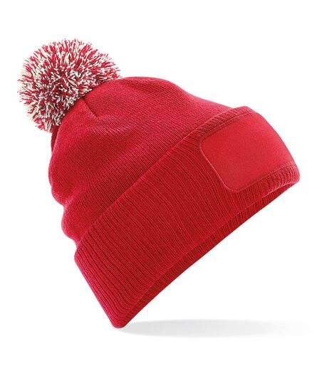 Snowstar® Printers Beanie, Classic Red/Off White, ONE, Beechfield