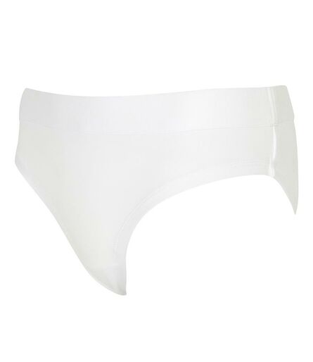 Ladies Fashion Briefs, White/White, L, SF
