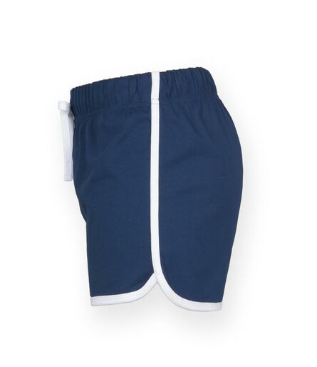 Ladies Retro Shorts, Navy/White, L/14, SF