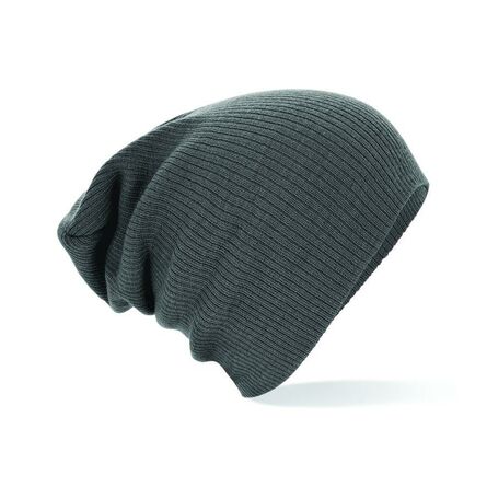 Slouch Beanie, Smoke Grey, ONE, Beechfield