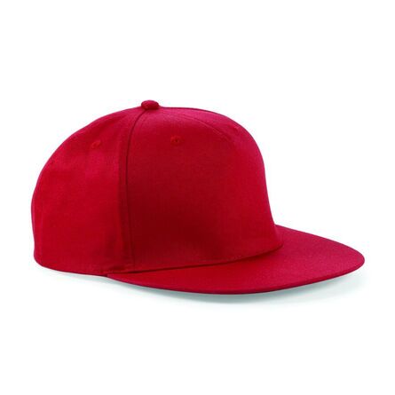 5 Panel Snapback Rapper Cap, Classic Red, ONE, Beechfield
