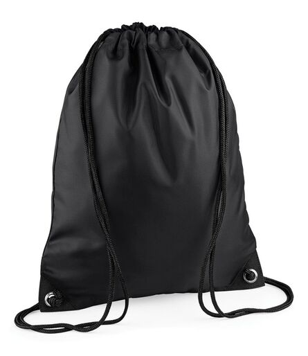 BagBase Premium Gymsac, Black, ONE, Bagbase