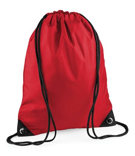 BagBase Premium Gymsac, Classic Red, ONE, Bagbase