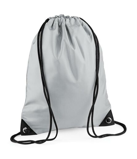 BagBase Premium Gymsac, Light Grey, ONE, Bagbase