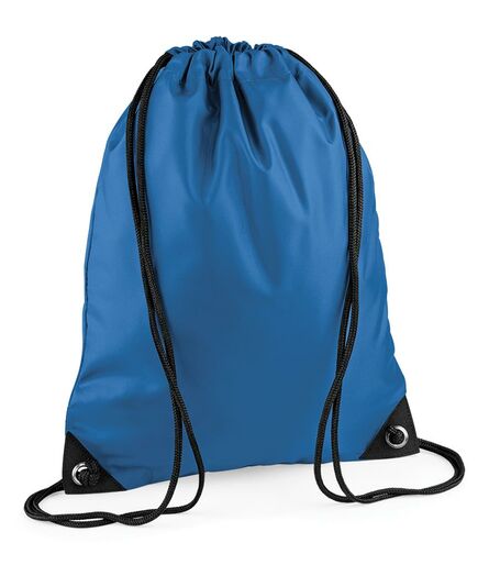 BagBase Premium Gymsac, Sapphire Blue, ONE, Bagbase