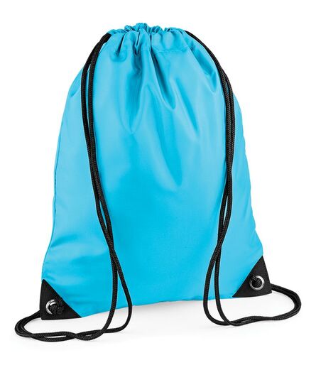 BagBase Premium Gymsac, Surf Blue, ONE, Bagbase