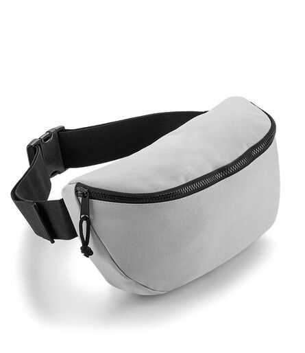 Oversized Belt Bag, Light Grey, ONE, BagBase