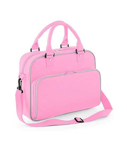 Junior Dance Bag, Classic Pink/Light Grey, ONE, BagBase