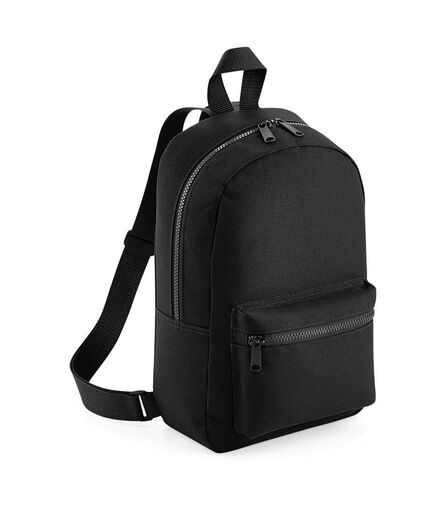 BagBase Mini Essential Fashion Backpack, Black, ONE, Bagbase
