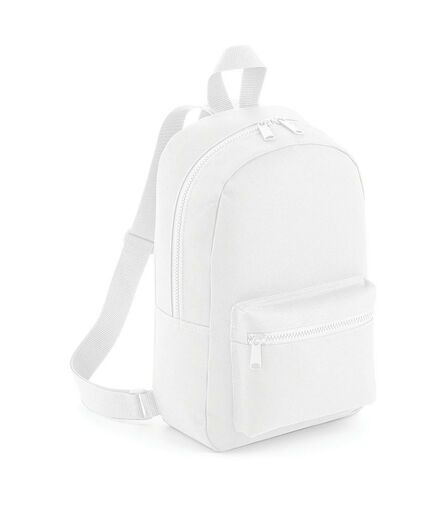 BagBase Mini Essential Fashion Backpack, White, ONE, Bagbase