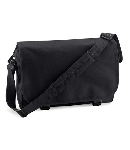 BagBase Messenger Bag, Black, ONE, Bagbase