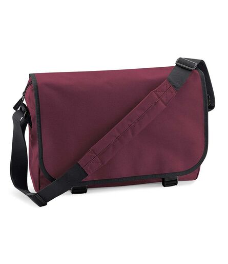 BagBase Messenger Bag, Burgundy, ONE, Bagbase