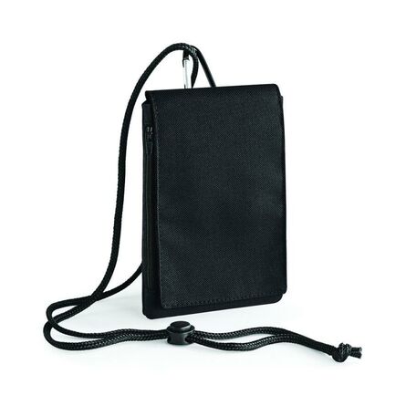 Phone Pouch XL, Black, ONE, BagBase