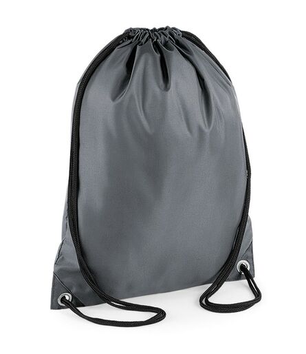 BagBase Budget Gymsac, Graphite Grey, ONE, Bagbase