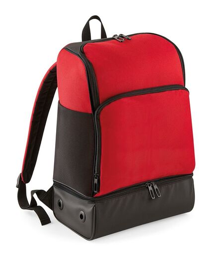 Hardbase Sports Backpack, Classic Red/Black, ONE, BagBase