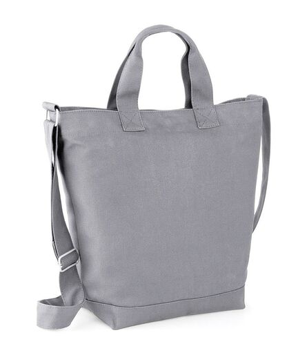 BagBase Canvas Day Bag, Light Grey, ONE, Bagbase