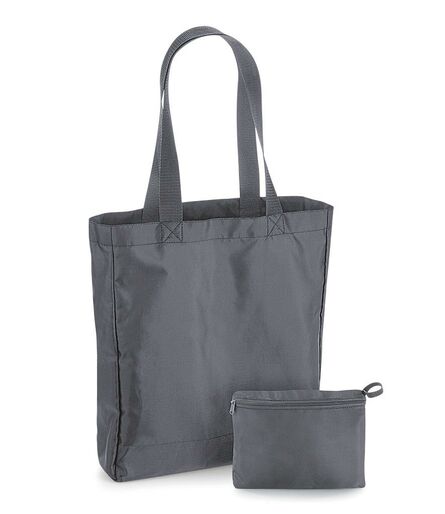Packaway Tote Bag, Graphite Grey/Graphite Grey, ONE, BagBase