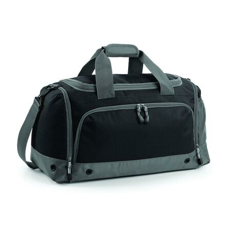 Athleisure Holdall, Black/Graphite Grey, ONE, BagBase