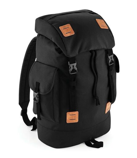 Urban Explorer Backpack, Black/Tan, ONE, BagBase