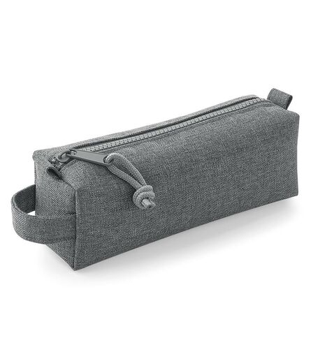 Essential Pencil/Accessory Case, Grey Marl, ONE, BagBase