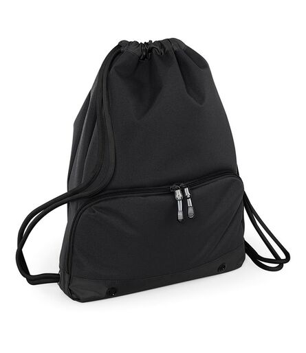 Athleisure Gymsac, Black/Black, ONE, BagBase