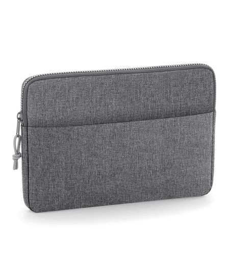Essential 15'" Laptop Case, Grey Marl, ONE, BagBase
