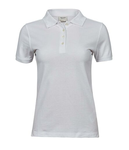 Ladies Heavy Cotton Piqué Polo Shirt, White, L, Tee Jays
