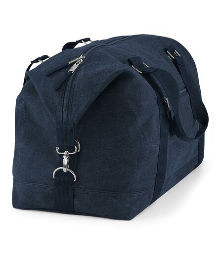 Vintage Canvas Weekender, Vintage Oxford Navy, ONE, BagBase