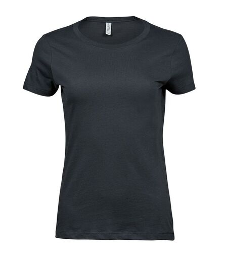Ladies Luxury Cotton T-Shirt, Dark Grey, L, Tee Jays