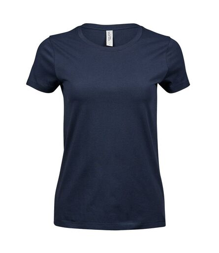 Ladies Luxury Cotton T-Shirt, Navy, L, Tee Jays