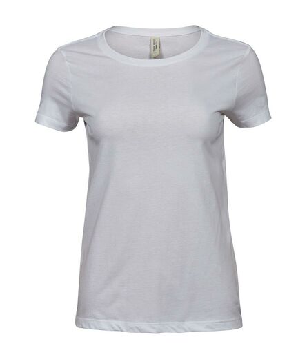 Ladies Luxury Cotton T-Shirt, White, L, Tee Jays