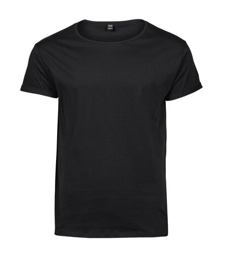 Roll-Up T-Shirt, Black, L, Tee Jays