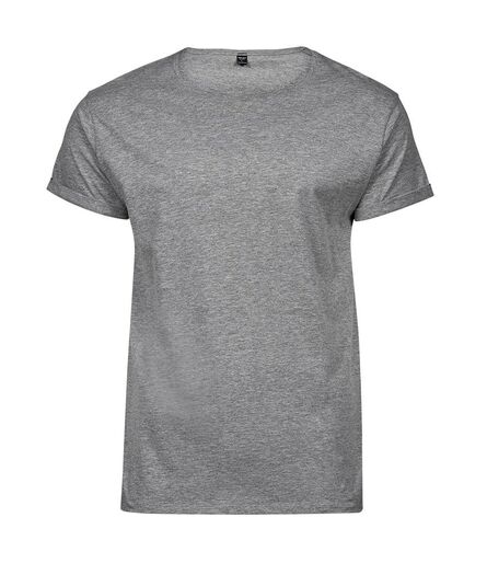 Roll-Up T-Shirt, Heather Grey, L, Tee Jays