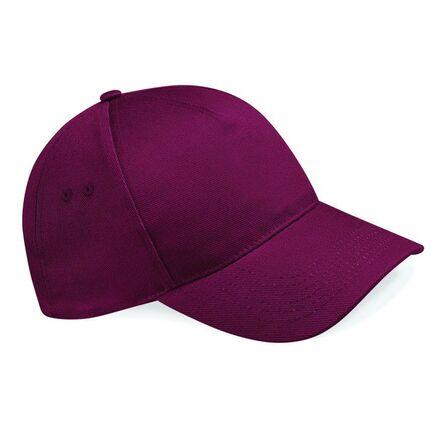 Ultimate 5 Panel Cap, Burgundy, ONE, Beechfield