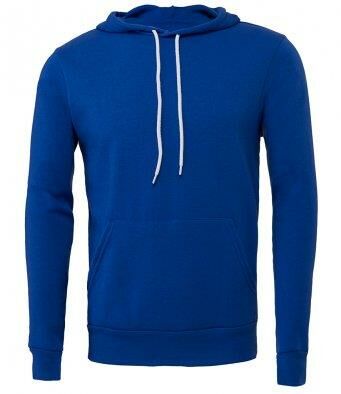 Canvas Unisex Pullover Hoodie, True Royal, L, Bella+Canvas