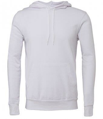 Canvas Unisex Pullover Hoodie, White, L, Bella+Canvas