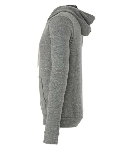 Canvas Unisex Tri-Blend Full Zip Hoodie, Grey Tri-Blend, L, Bella+Canvas