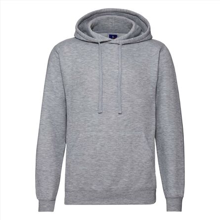 RUS Hooded Sweatshirt, Light Oxford, XS