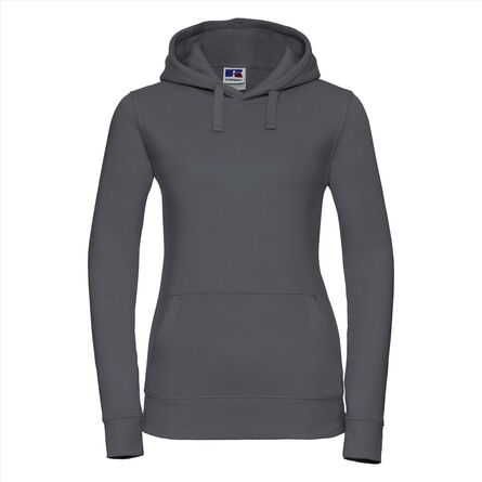 RUS Ladies Authentic Hooded Sweat, Convoy Grey, XS