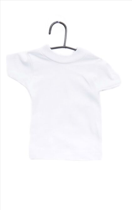 Doll-Size T-shirt, White, One size, Logostar