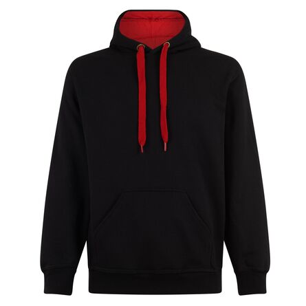 Logostar Contrast Hooded Amsterdam - 48000, Black/Red, XS