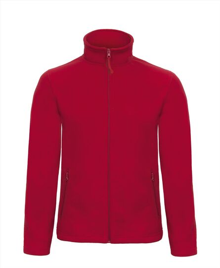 B&C ID.501 Fleece jacket, Red, XS