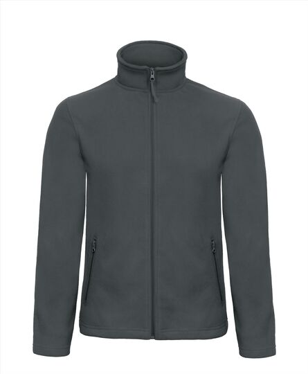 B&C ID.501 Fleece jacket, Dark Grey, XS