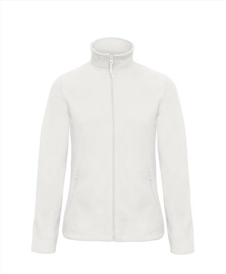 B&C ID.501 Fleece jacket Women, White, XS