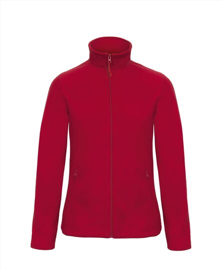 B&C ID.501 Fleece jacket Women, Red, XS