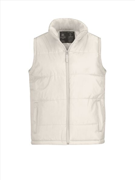 B&C Bodywarmer Men, White, S