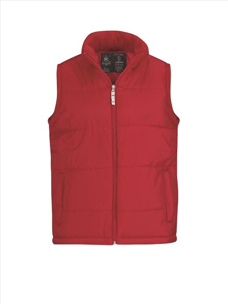 B&C Bodywarmer Men, Red, S