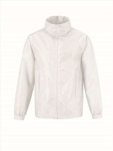 B&C ID.601 Urban Windbreaker, White, S