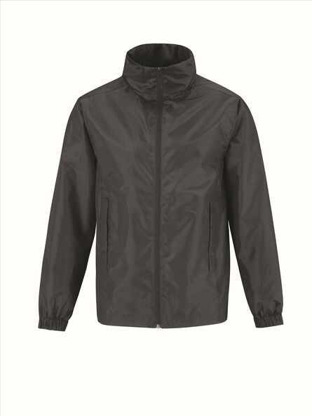 B&C ID.601 Urban Windbreaker, Dark Grey, S