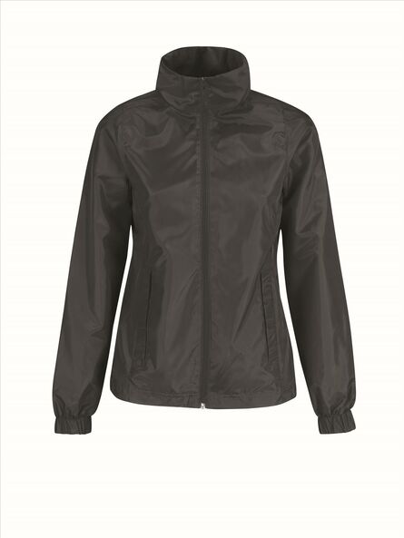 B&C ID.601 Urban Windbreaker Women, Dark Grey, XS